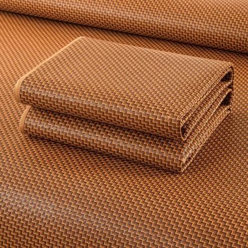 廠家直銷加厚涼席藤席可折疊冰絲席批發原料半成品沙發墊毛料代發