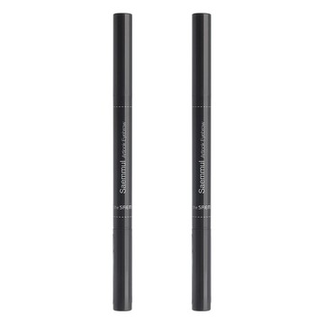 The Saem 得鮮 自然柔順持色眉筆 眉筆+眉刷 一筆快速完妝  05 自然棕  2支