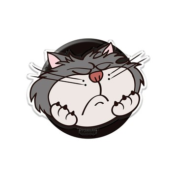 【正版授權】Disney Cats And Dogs-魯斯佛款想吃飯睡覺MagSafe氣囊支架