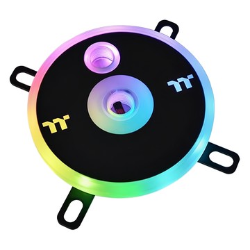 thermaltake 曜越 Pacific W5 CPU 水冷頭 RGB  中央入水設計  支援多平台  絢麗燈光效果  1個