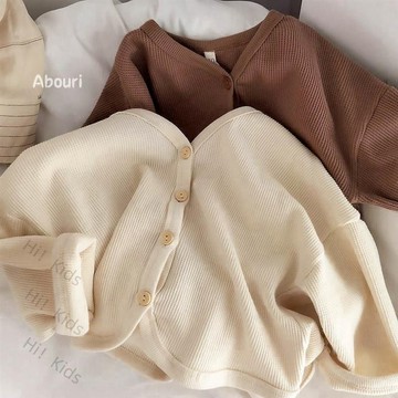 🍓Hi！Kids🍓想象不到的軟乎~男童女童春秋裝外套 兒童春裝新款韓國兒童寬鬆ins風小外套 小童針織外套WT