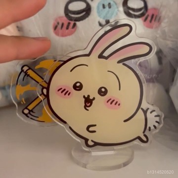 📣免運🔥臺灣出貨🔥chiikawa衕人烏薩奇旋轉透明亞克力搞怪可愛桌麵立牌擺件閨蜜禮物