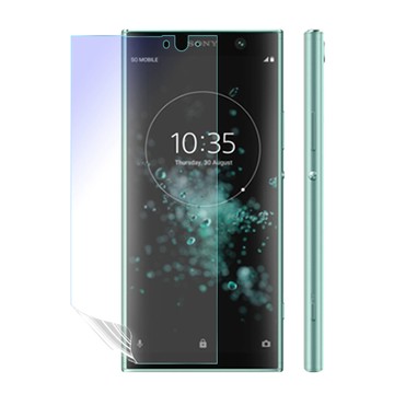o-one Sony XA2+ 抗藍光保護貼 採用特製TPU膜料,添入製程阻隔藍光,有效阻隔率達39.8% SGS 環保無毒材質