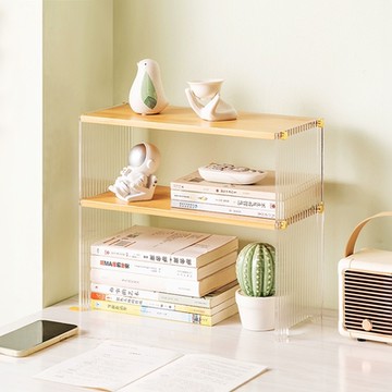 HappyLife 長虹壓克力二層檯面櫃 34×15×30cm Y11445