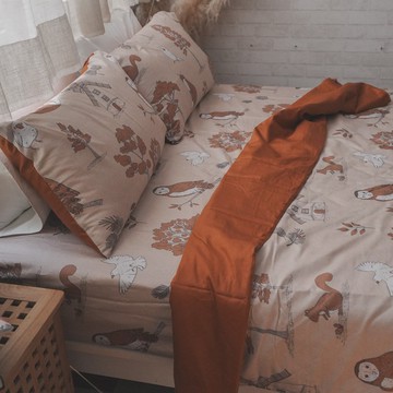 森眠 100%精梳棉(60支) 床包組  台灣製造