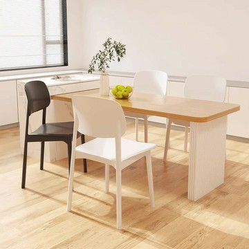 塑料餐椅家用加厚餐桌休閑吃飯靠背椅子網紅現代簡約餐廳商用凳子