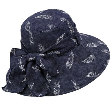 【巴黎精品】現貨+預購 防曬帽漁夫帽遮陽帽大帽簷戶外透氣速乾-可摺疊蝴蝶結女帽子5色a1jg53