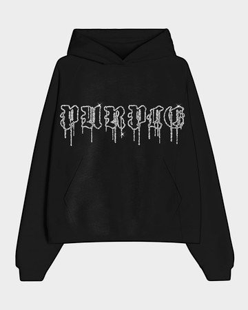 Men's Heavyweight Fleece Rhinestone Hoodie