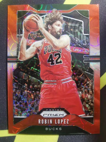 19-20 Panini Prizm #206 洛佩斯（Robin Lopez）88編紅圈折