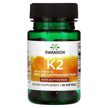 Swanson, 維生素 K2，30 粒軟膠囊