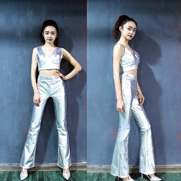 新款夜店酒吧dj女歌手演出服性感大氣高端現代ds爵士舞臺表演服