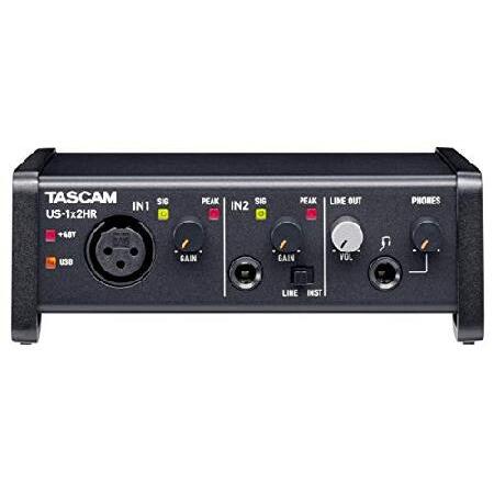 Tascam オーディオインターフェース ブラック (US-1X2HR)