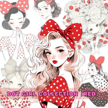 DOT GIRL COLLECTION・RED