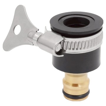 TRENY 銅製4分水龍頭奶嘴接頭  8 x 5cm  金色