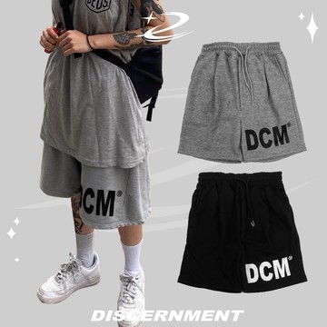 ☆LimeLight☆ DISCERNMENT DCM 寬鬆 棉褲 短褲 休閒 大字 短棉褲 DCM-P05