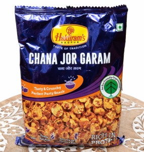 インドのお菓子 潰しチャナ豆のスパイシースナック ジョル ガラム CHANA JOR GARAM 150g HARDIRAMs   ハルディラム ナムキン ナムキーン