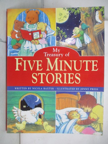 【書寶二手書T3／兒童文學_KTY】My Treasury of Five Minute Stories_Nicola Baxter