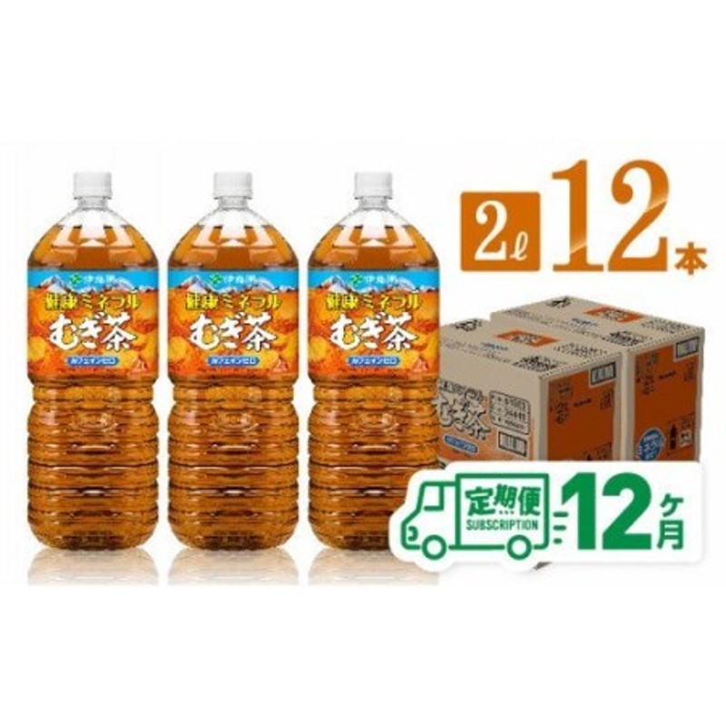 定期便】伊藤園 健康ミネラル むぎ茶 2L×6本×2ケース PET 12ケ月定期便【お茶 麦茶 ムギ茶 飲料 水分補給 ソフトドリンク ペットボトル  全12回】 通販 LINEポイント最大1.5%GET | LINEショッピング