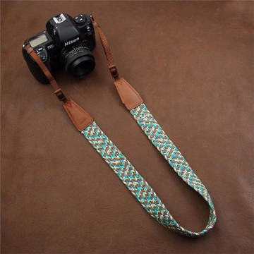 cam-in 編織系列專業時尚相機背帶 通用接口 cam8778