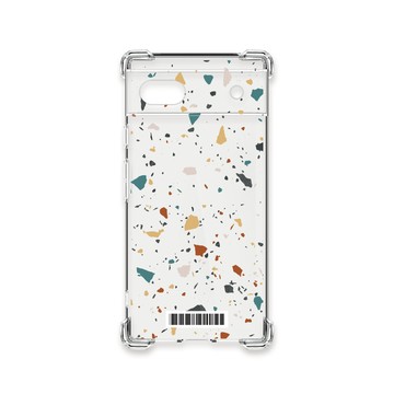 Pixel 7 / 7 Pro / 7a 殼 TRON GOOGLE Pixel 7A 彩色幾何透明磨石子A款  載具 四角防摔殼 手機殼