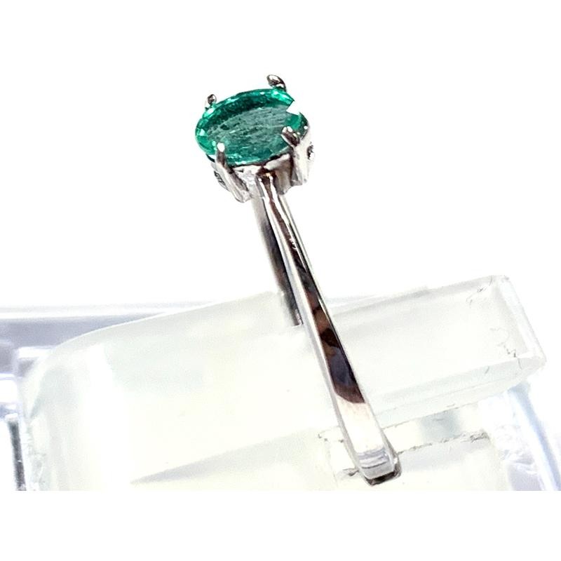 世界四大宝石☆sv925製！刻印あり☆天然石指輪/エメラルドシルバー  