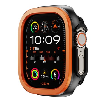航空鋁合金邊框軟TPU保護殼套適用Apple Watch 錶殼 適用iwatch錶殼  9/8/7/6 SE Ultra