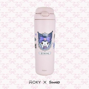 【WOKY X SANRIO】All-P輕芯鈦瓷雙飲保溫杯780ml_庫洛米