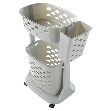 KEYWAY 聯府 新生活衣物分類架 附輪  灰色  1組