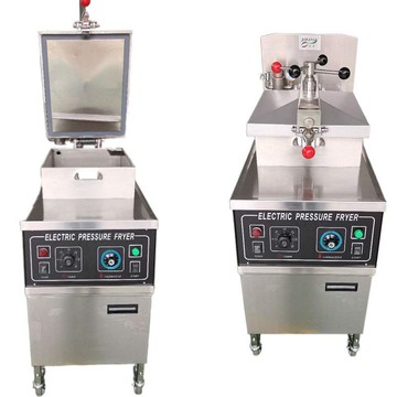 快樂購購??壓力炸爐不銹鋼 110V高壓鍋商用 帶壓力炸O爐商用油炸鍋