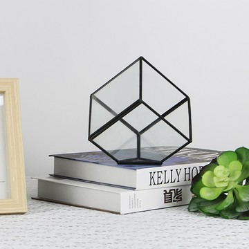 盆栽商品展示  幾何方形玻璃罩