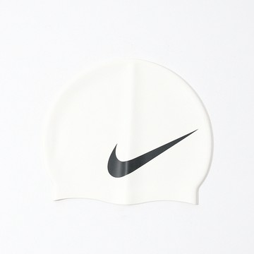 Nike Swim 白色 輕薄 成人 游泳 大勾勾 矽膠 泳帽 NESS8163-100