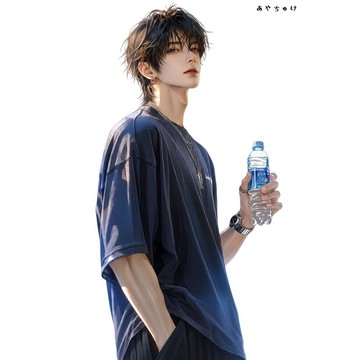 【8 月新品】07-137-0067 人物貼紙 簡約夏日男子