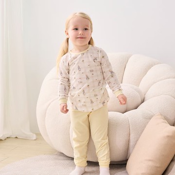 格紋比得長褲 (美麗諾羊毛布)