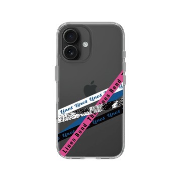 iPhone 16 Clear Case（相機按鈕） 透明 - Feng Ze 邱鋒澤 - BEND THE LINES