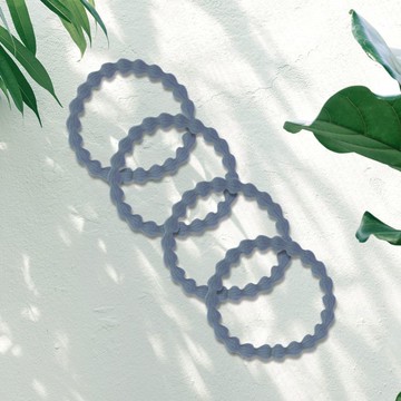 Bijoux C.豆豆髮束4入藍