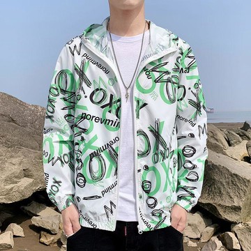 7428位資深顧客👏 防曬衣男 夏季連帽輕薄夾克 漸變色 釣魚外套 戶外防曬 情侶款 青少年薄外套