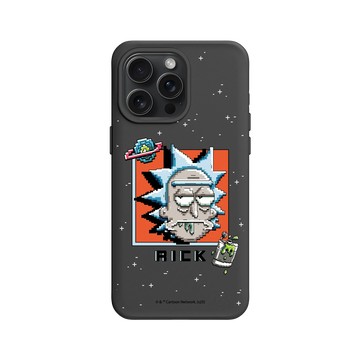 iPhone 15 Pro Max SolidX 黑 - 瑞克和莫蒂 Rick and Morty - Pixel瑞克