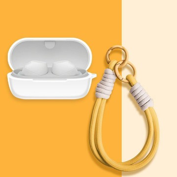 適用SONY/索尼 WF-C710N 無線藍牙耳機保護套 保護殼 耳機殼 耳機套 連體式 液態矽膠軟殼 防摔殼 附掛繩