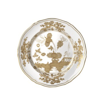 GINORI 1735 仿古花園 圓盤21cm-白金