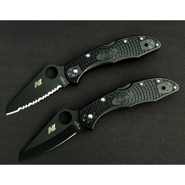 SPYDERCO　スパイダルコ　ＳＡＬＴ２　ソルト２　オールブラックチタンコーティング　C88BBK2