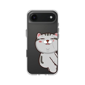iPhone Air Clear Case（相機按鈕） 透明 - VITA VITA．塔仔是隻貓 - 好廢好懶
