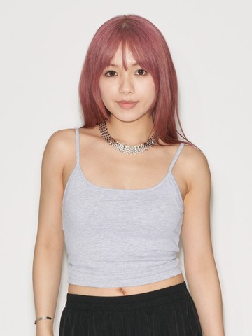 EUNICE, 附胸墊羅紋吊帶背心