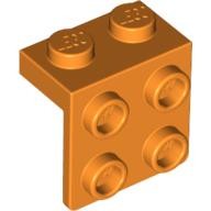 [必買站] 托架 1x2-2x2 44728 橘色 4277929