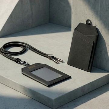 【客製禮盒】簡約證件套+專屬刻字+禮物包裝/卡片