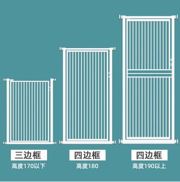 免打孔寵物擋攔防貓咪狗狗門欄圍欄柵欄隔離欄貓護欄防跳室內加密【林之舍】