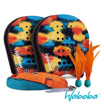 【Waboba】毽子拍擊組-進階款 W541C01 戶外 露營 旅遊 趣味 遊戲 親子 毽子拍擊組