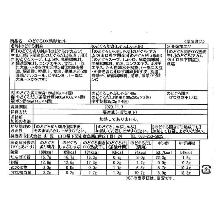 山口 下関産のどぐろ満彩セット (炙り刺し しゃぶしゃぶ) ※離島は配送不可