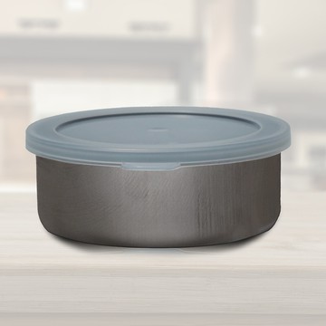 一品川流日本製echo不鏽鋼保鮮盒-圓淺型-小-10cm-250ml