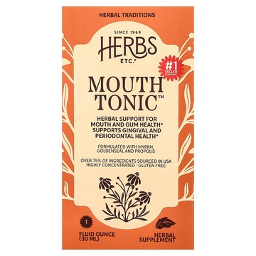 Herbs Etc., 口腔護理™，1 液量盎司（30 毫升）