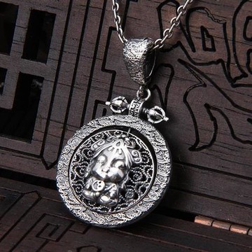 【巴黎精品】現貨+預購 S925手工純銀吊墜子足銀項鍊泰銀項鏈首飾復古情人節禮物-鏤空設計男女飾品a1kj32